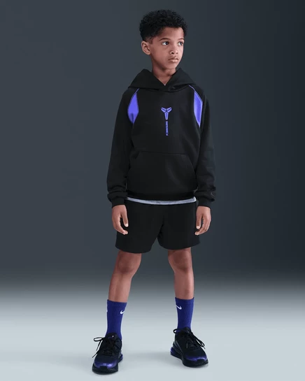 Унисекс футбольные шорты Nike FC Barcelona Kobe Dri-FIT, черные/фиолетовые