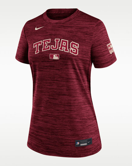 Женская футболка Nike Texas Rangers City Connect, красная