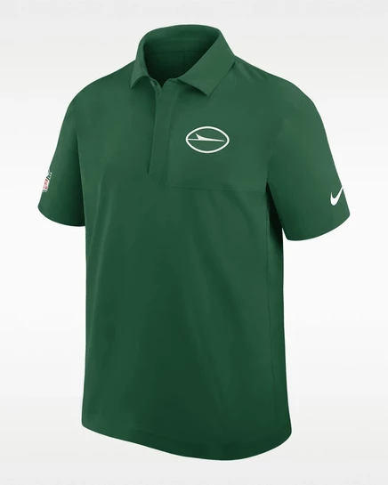 Мужская поло Nike New York Jets City Pride Sideline Dri‑FIT, зеленая