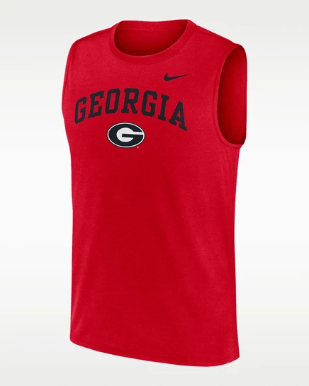Мужская майка Nike Georgia Primetime, красная