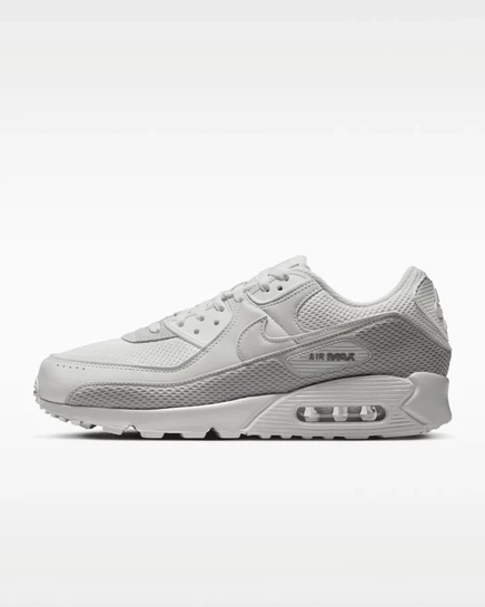 Мужские кроссовки Nike Air Max 90 Premium, слоновая кость/серый