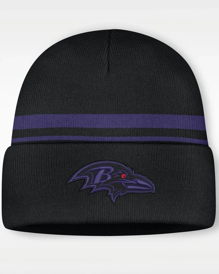 Мужская шапка Nike Baltimore Ravens Primetime, черная