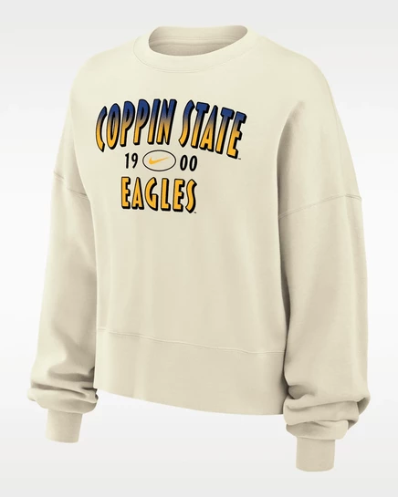 Женский свитшот Nike Coppin State, кремовый