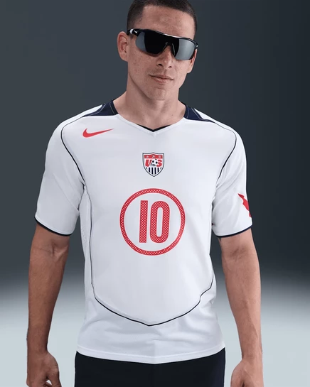 Мужской футбольный джерси Nike Landon Donovan 2004 Total 90 Reissue, белый