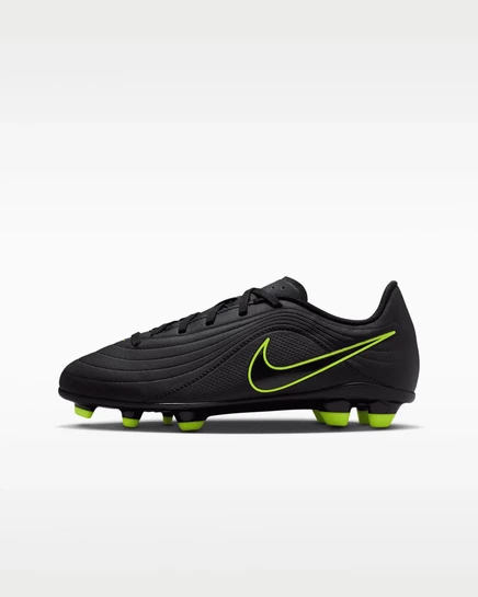Унисекс бутсы Nike Jr. Tiempo Maestro Club низкие, чёрно‑салатовые
