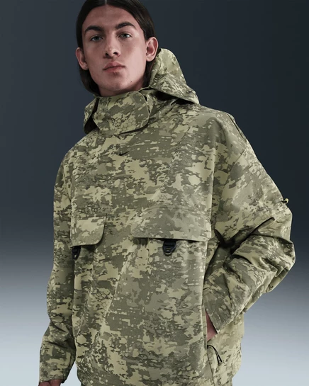 Мужская тканая куртка Nike Tech CORDURA, оливковая/черная