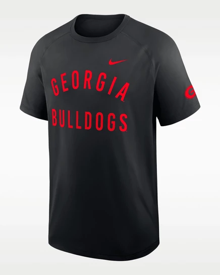Мужская футболка Nike Georgia Premium Performance Dri-FIT, черная