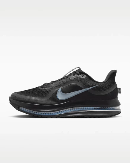 Мужские беговые кроссовки Nike Pegasus Premium, черные с серебристым
