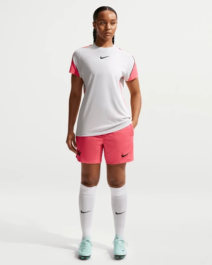 Женские шорты Nike Strike Alexia Putellas Dri-FIT, коралловый/платиновый/черный