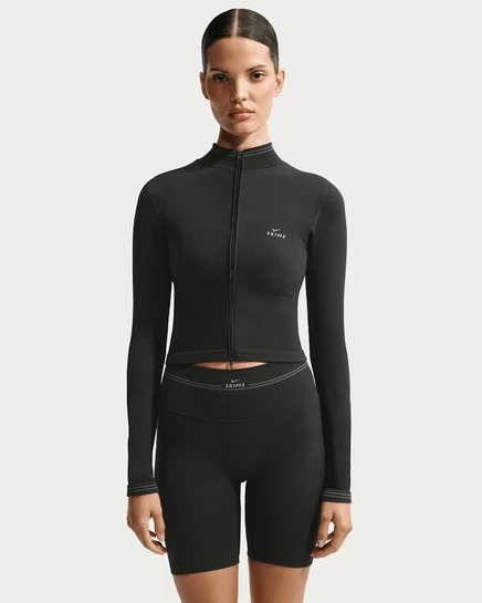 Укороченная куртка NikeSKIMS, темно-синяя