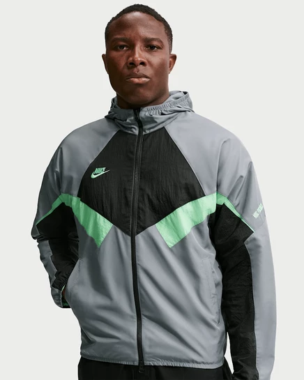 Мужская куртка Nike Premier Repel, зеленая/серая/черная