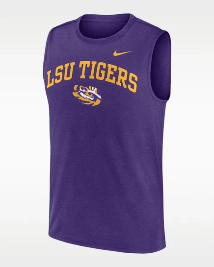 Мужская спортивная майка Nike LSU, фиолетовая
