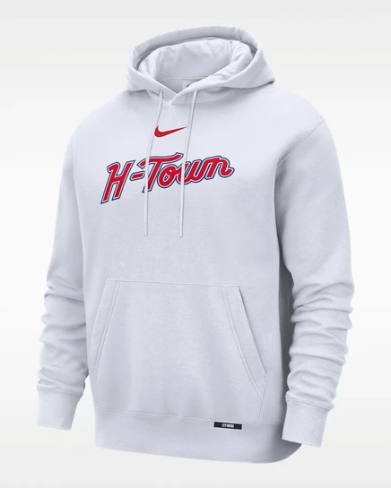 Мужская худи Nike Houston Rockets City Edition, белая