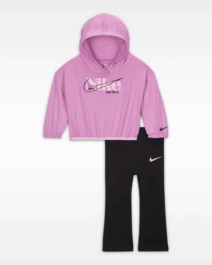 Детский комплект Nike Move With Nature (12–24 мес), 2‑предметный, чёрный