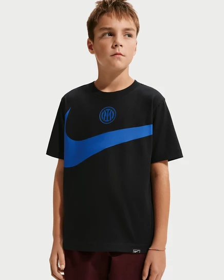 Детская футбольная футболка Nike Inter Milan, черная