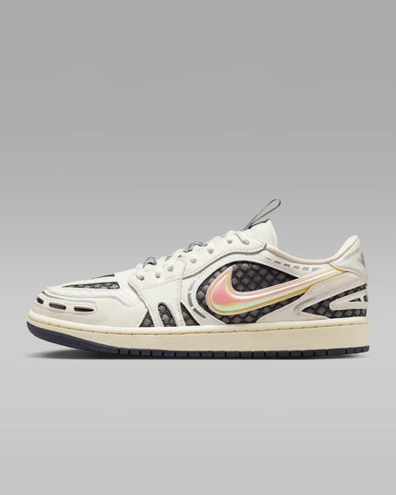 Женские кроссовки Jordan AJ1 Low Method of Make, молочные
