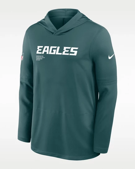 Мужское худи Nike Pure Fury Sideline Dri-FIT, бирюзовое