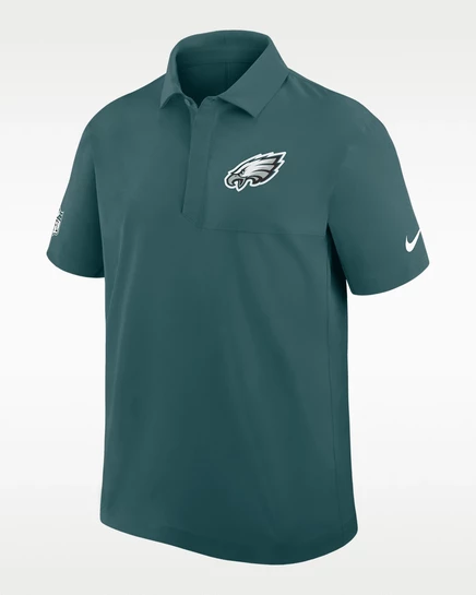 Мужское поло Nike Philadelphia Eagles City Pride Sideline Dri‑FIT, бирюзовый