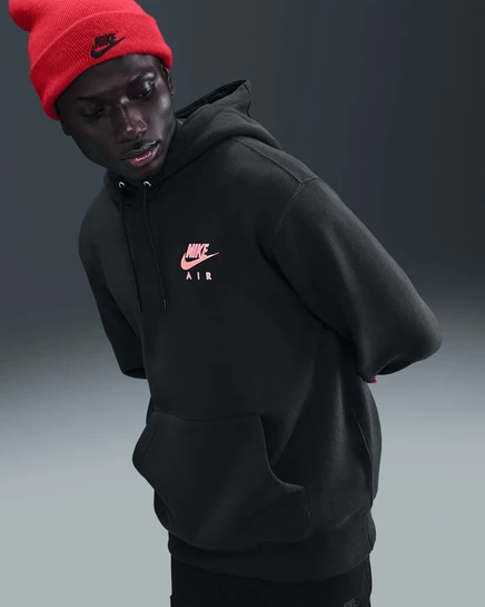 Унисекс худи Nike Sportswear Club, флисовое, антрацитовое