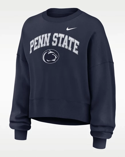 Женский свитшот Nike Penn State Phoenix Arch, темно-синий