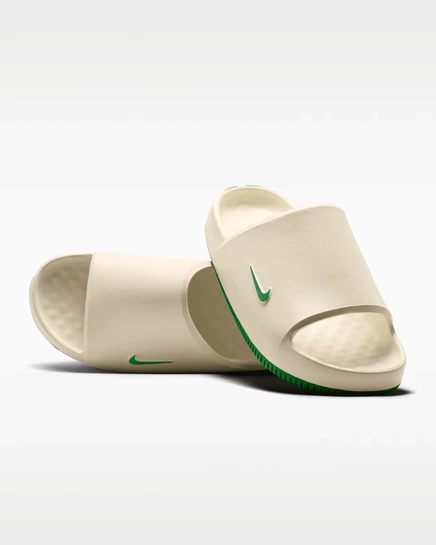 Мужские сланцы Nike Calm Oregon, бело-зеленые