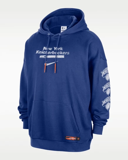 Мужская худи Nike Jordan NBA Club Premium, голубая/оранжевая