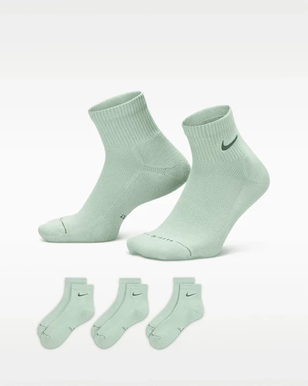 Унисекс укороченные носки Nike Everyday Elevated, 3 пары, разноцветные