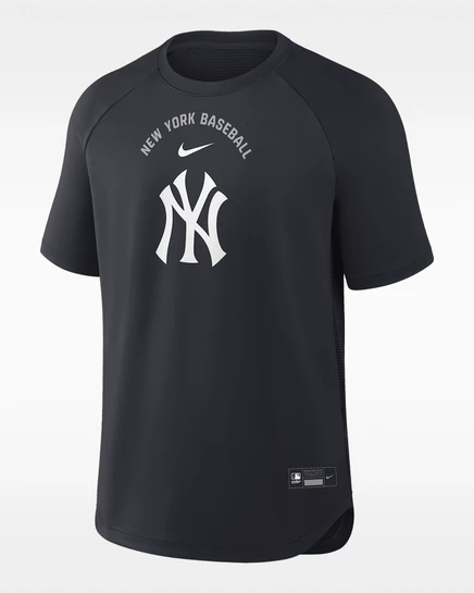 Мужской тренировочный топ Nike Yankees Dri-FIT, темно-синий