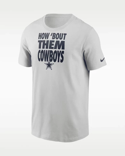 Мужская футболка Nike Dallas Cowboys Essential, серая