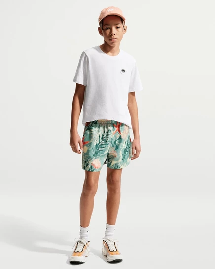 Унисекс шорты Nike Sportswear 4.5″ тканые, сине-коричневые