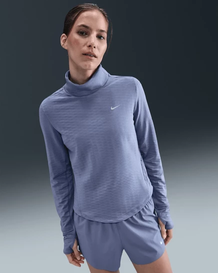 Женская беговая водолазка Nike Swift Therma-FIT, индиго