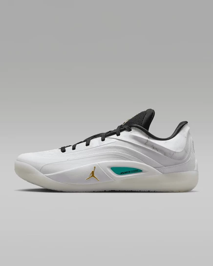 Мужские баскетбольные кроссовки Nike Zion 4 белый/черный/гипер-джейд/металлическое золото