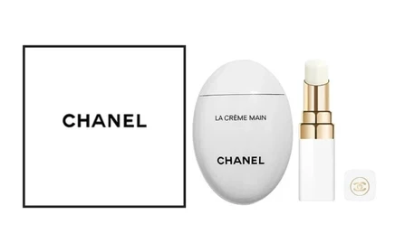 Набор Chanel: бальзам для губ и крем для рук