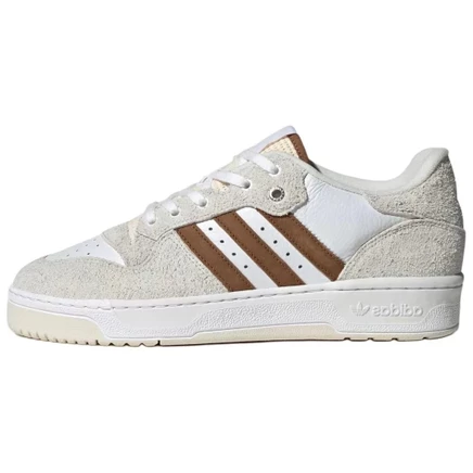 Мужские кроссовки Adidas Rivalry Low Consortium, бело-коричневые