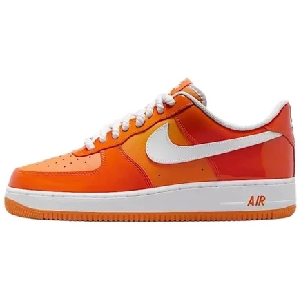 Мужские кроссовки Nike Air Force 1 Low, оранжево-белые
