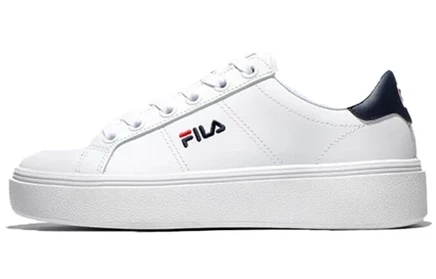 Кеды FILA Court Plumpy Low Top, бело-черные