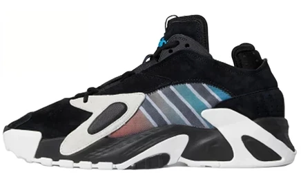 Мужские кроссовки Adidas Originals Streetball, черные и аква
