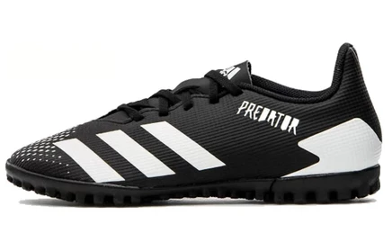 Мужские кроссовки Adidas Predator 20.4 TF, чёрно-белые