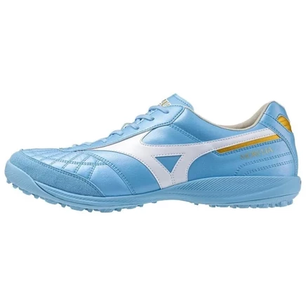 Mizuno MORELIA SALA Abrasion Resistant Rebound Soccer Shoes Unisex Sky Blue голубой