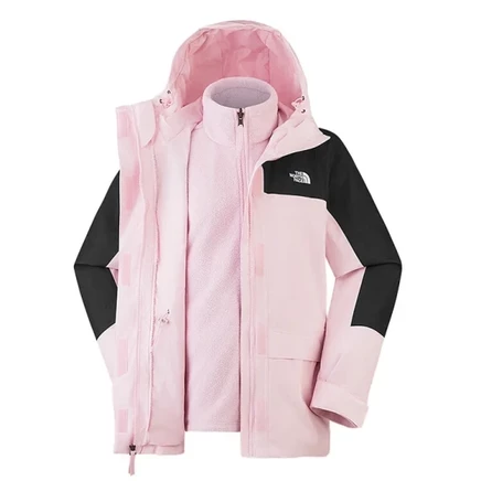 Женская ветровка The North Face E93, розово-черная