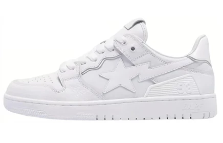 Мужские кеды A Bathing Ape SK8 STA Low, белые