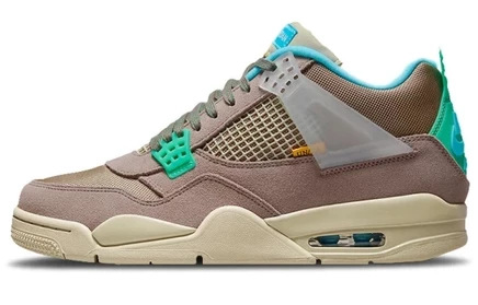 Мужские кроссовки Jordan 4 Retro X Union La, бежевые