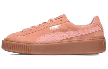 Женские кеды Puma Suede Platform, розово-коричневые
