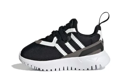 Детские кроссовки adidas Originals Flex, черно-бело-серые