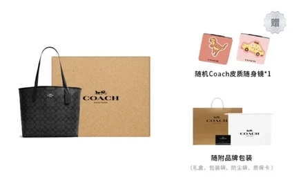 Женская сумка-тоут Coach City 33, черная