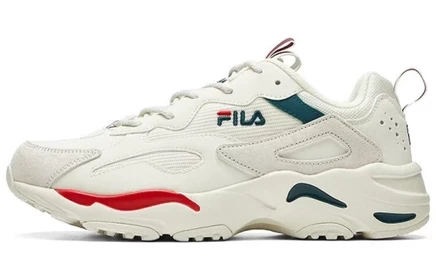 Мужские кроссовки Fila Tracer, бело-зелено-красные
