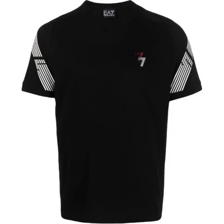Мужская футболка Emporio Armani EA7, черная