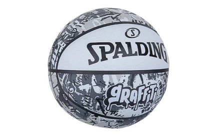 Баскетбольный мяч Spalding Graffiti, размер 7, серо-белый