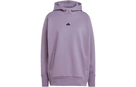 Женское худи Adidas Z.N.E., темно-серо-фиолетовое