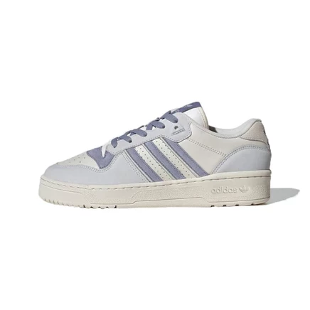 Женские кроссовки adidas Rivalry Low, бело-фиолетовые